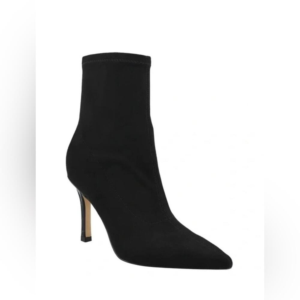 NEW Marc Fisher LTD Womens Kellen High Heel Pointed Toe Ankle Boots Shoes Black